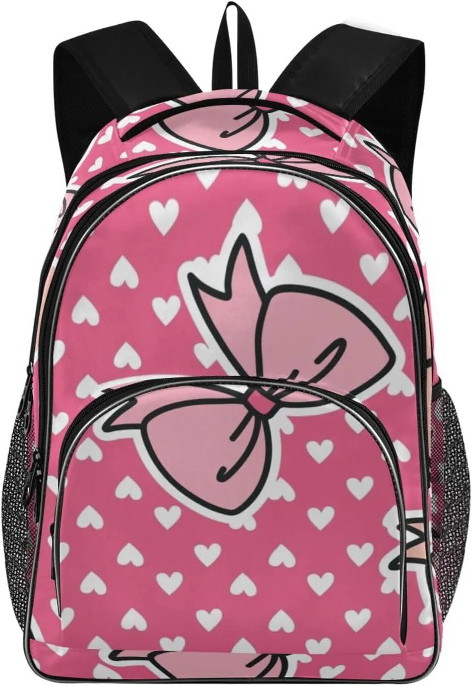 Backpacks 22L Three Layer Arc Book Bag Lightweight for Travel Camping Hiking Rucksack Daypack Kids & Adults Cute Love