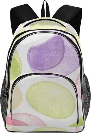 Backpacks 22L Three Layer Arc Book Bag Lightweight for Travel Camping Hiking Rucksack Daypack Kids & Adults Mochi Colored
