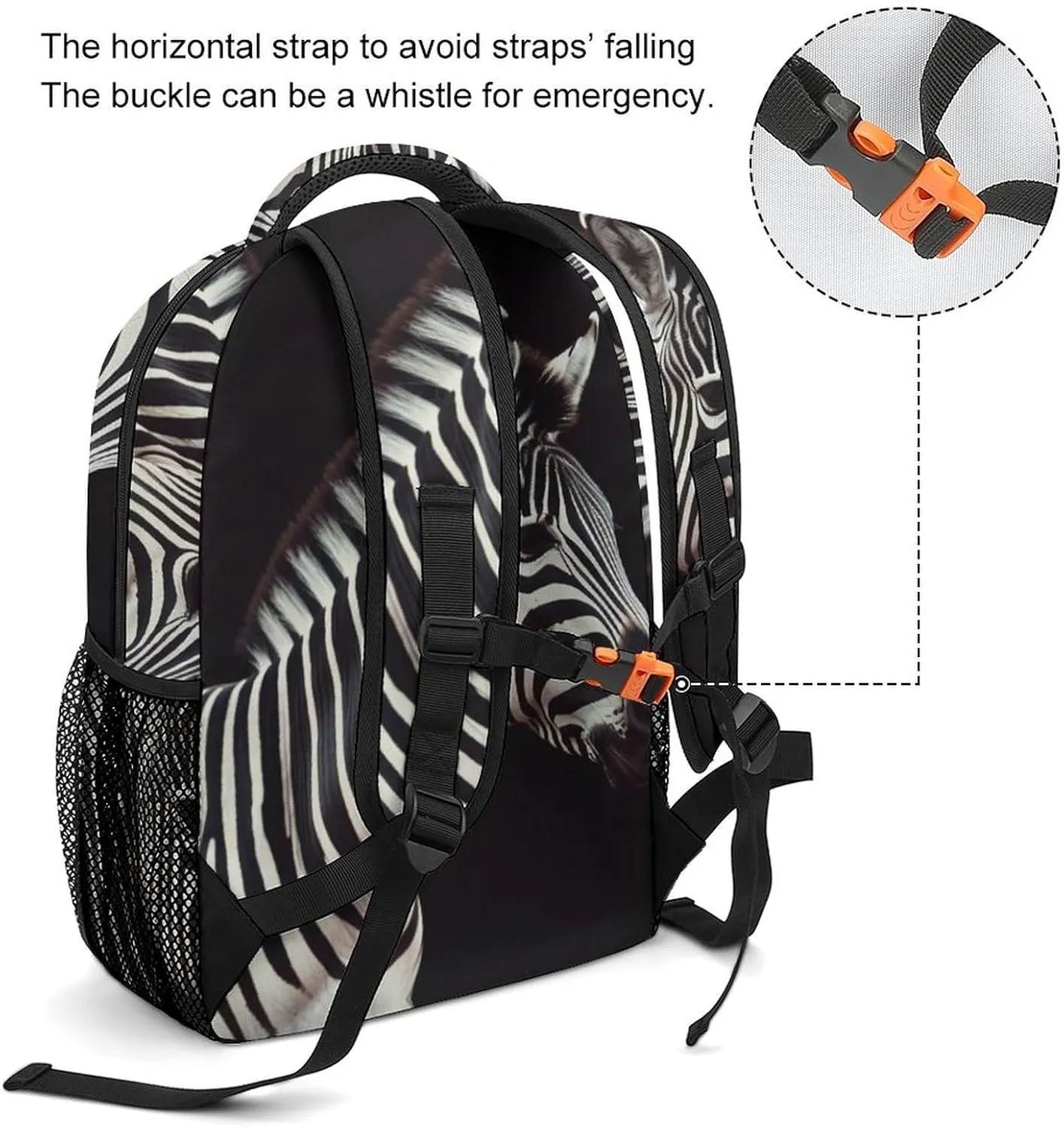 Backpacks Animal Zebra Travel Bag Laptop Backpack Casual Daypack for Weekender Business Hiking
