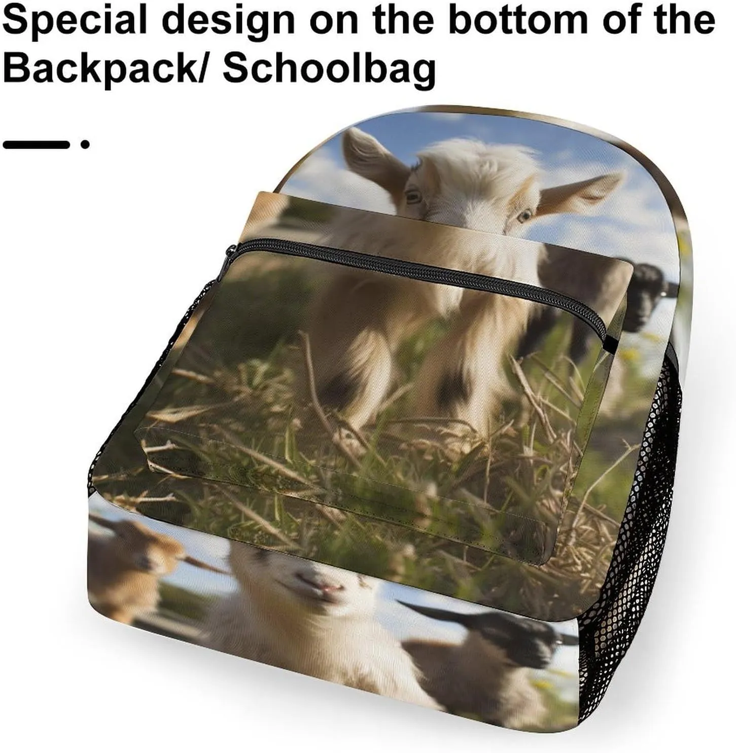 Backpacks Cute Goat Travel Bag Laptop Backpack Casual Daypack for Weekender Business Hiking
