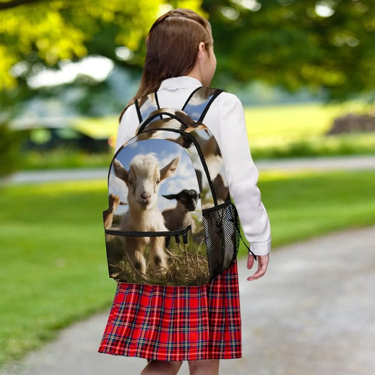Backpacks Cute Goat Travel Bag Laptop Backpack Casual Daypack for Weekender Business Hiking