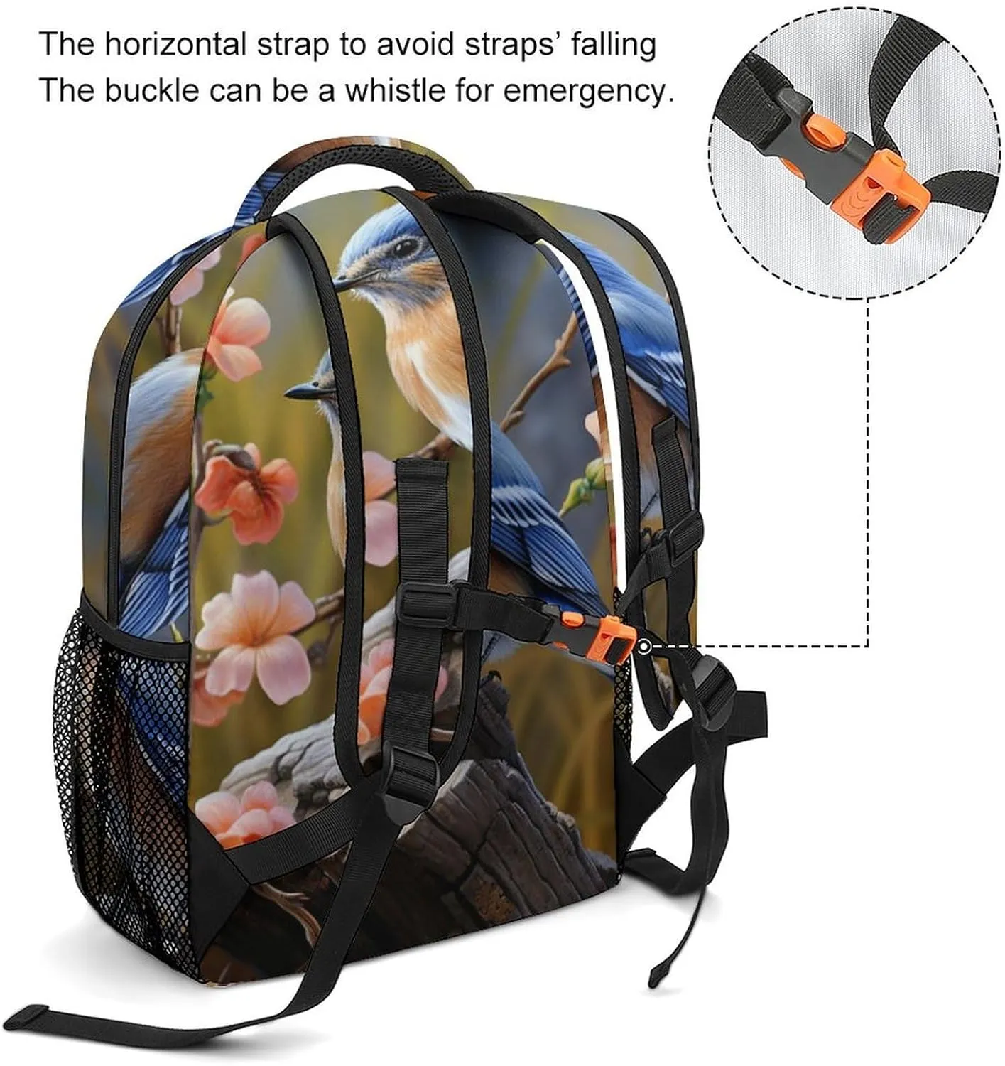 Backpacks Eastern Bluebird Travel Bag Laptop Backpack Casual Daypack for Weekender Business Hiking