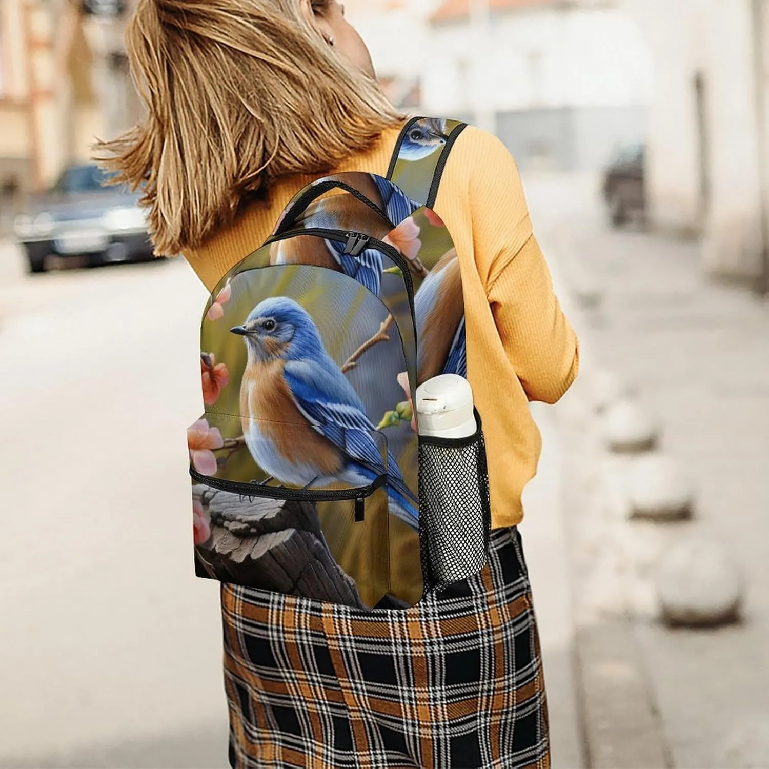 Backpacks Eastern Bluebird Travel Bag Laptop Backpack Casual Daypack for Weekender Business Hiking