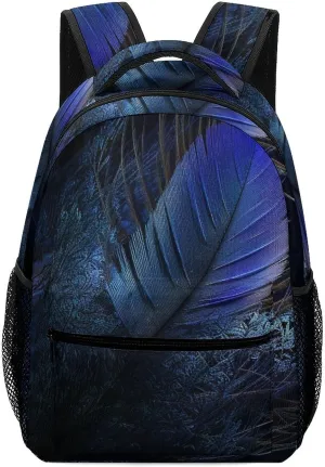 Backpacks Feather Pattern Travel Bag Laptop Backpack Casual Daypack for Weekender Business Hiking