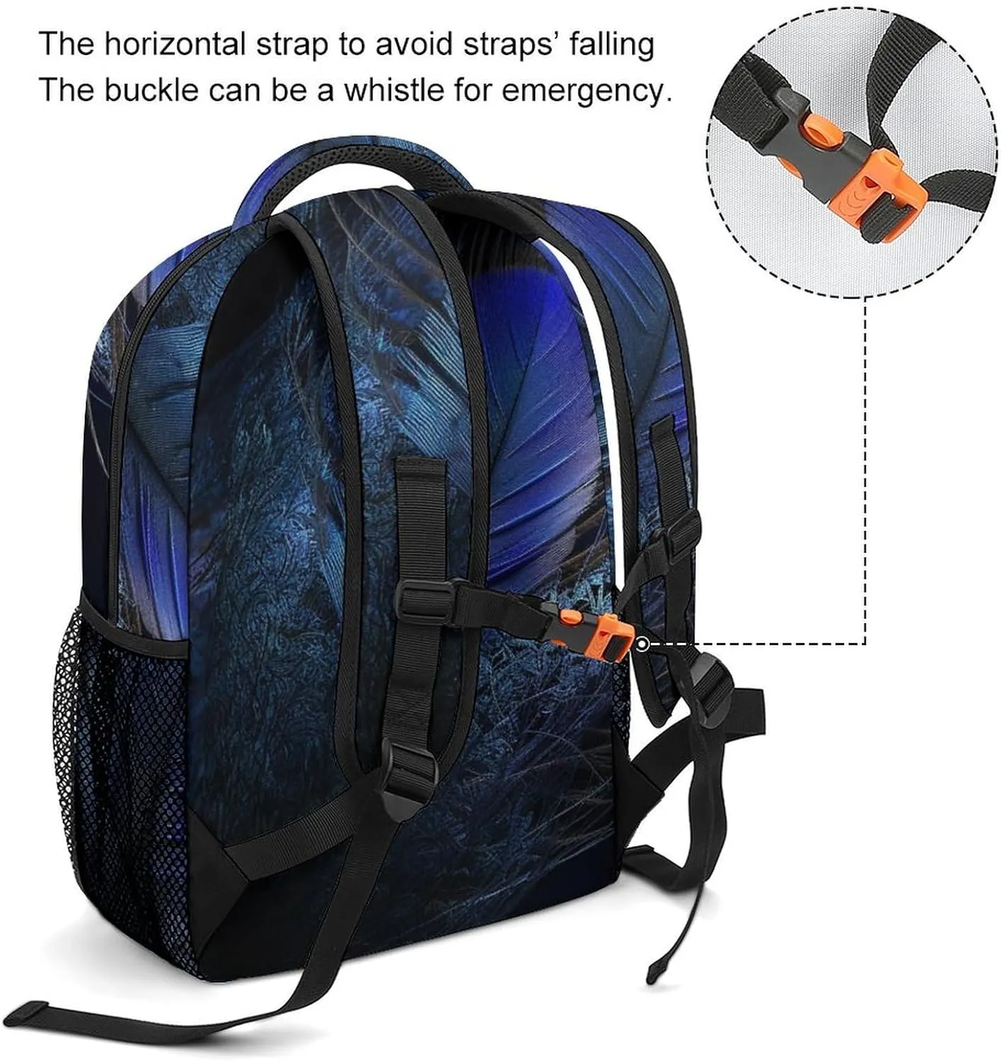 Backpacks Feather Pattern Travel Bag Laptop Backpack Casual Daypack for Weekender Business Hiking
