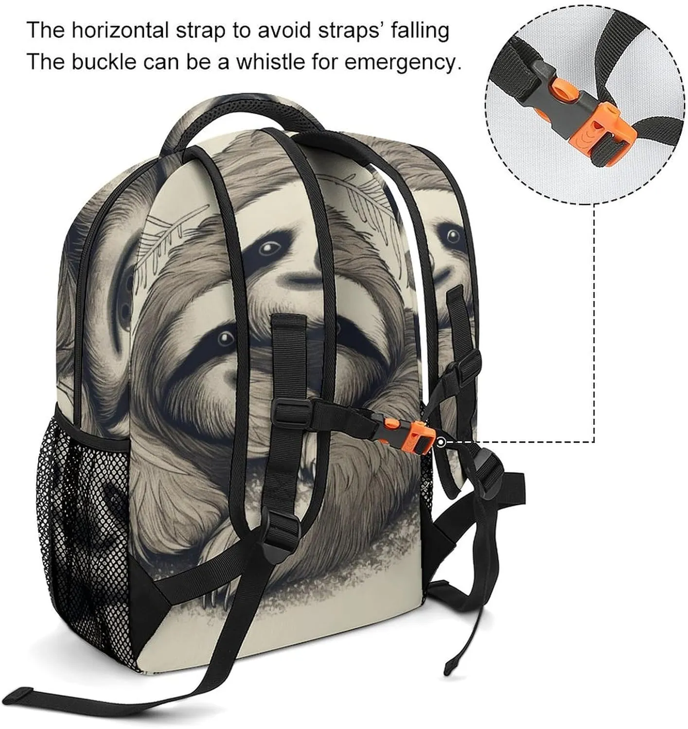 Backpacks Sloth My Spirit Animal Travel Bag Laptop Backpack Casual Daypack for Weekender Business Hiking