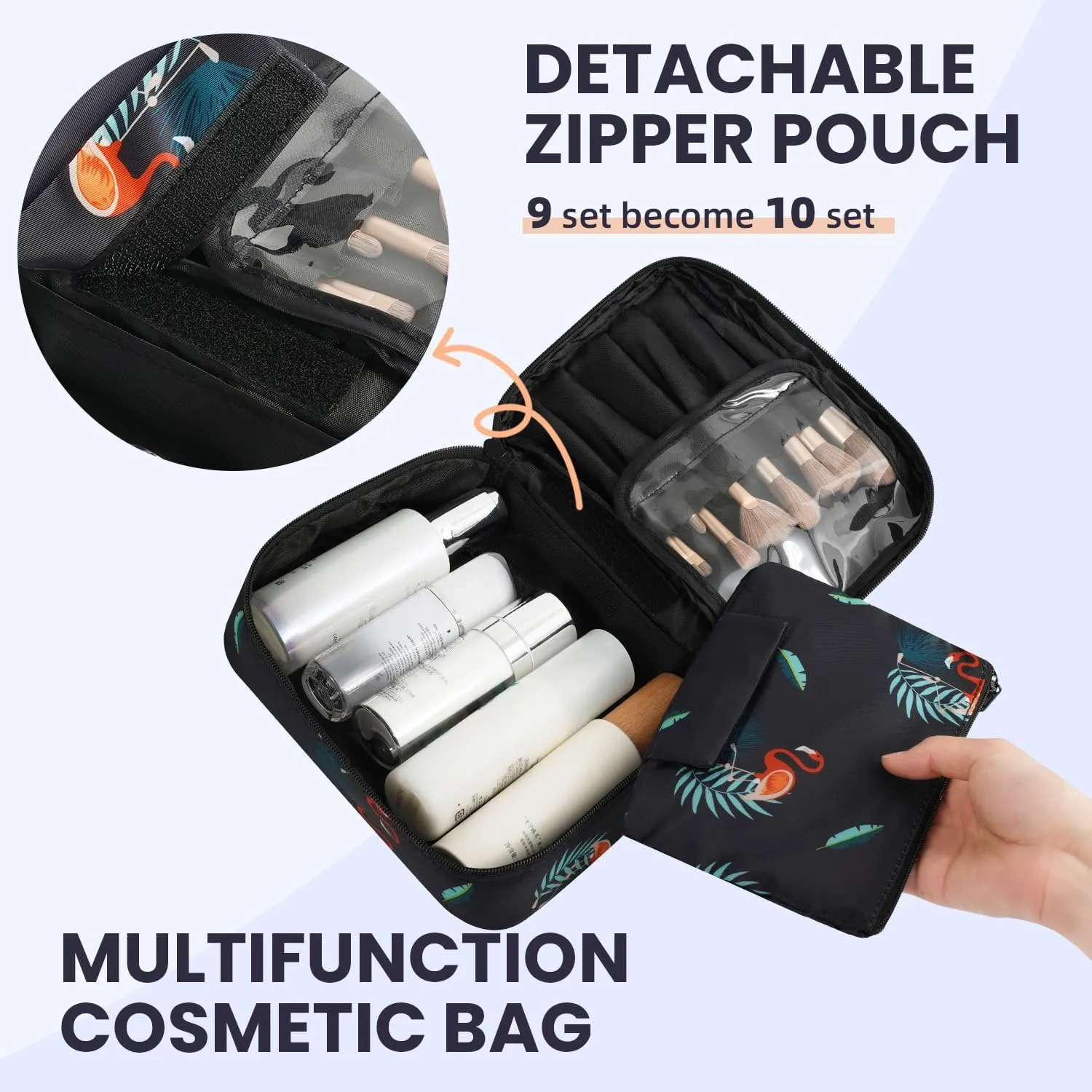 BAGAIL 8 Set/9 Set Packing Cubes Luggage Packing Organizer for Travel, Suitcase Packing Bags for Travel Accessories
