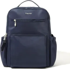 Baggallini Tribeca Expandable Laptop Backpack - 15"x11" Lightweight Work Travel Bag w/Luggage Sleeve & RFID