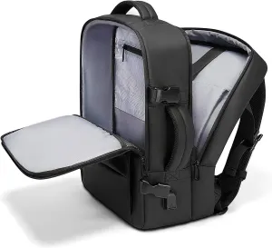 BANGE 28L Travel Backpacks,Weekender Expandable Carry-On Backpack for Airplanes, Waterproof 17.3 inch Laptop Backpack for Men and Women…