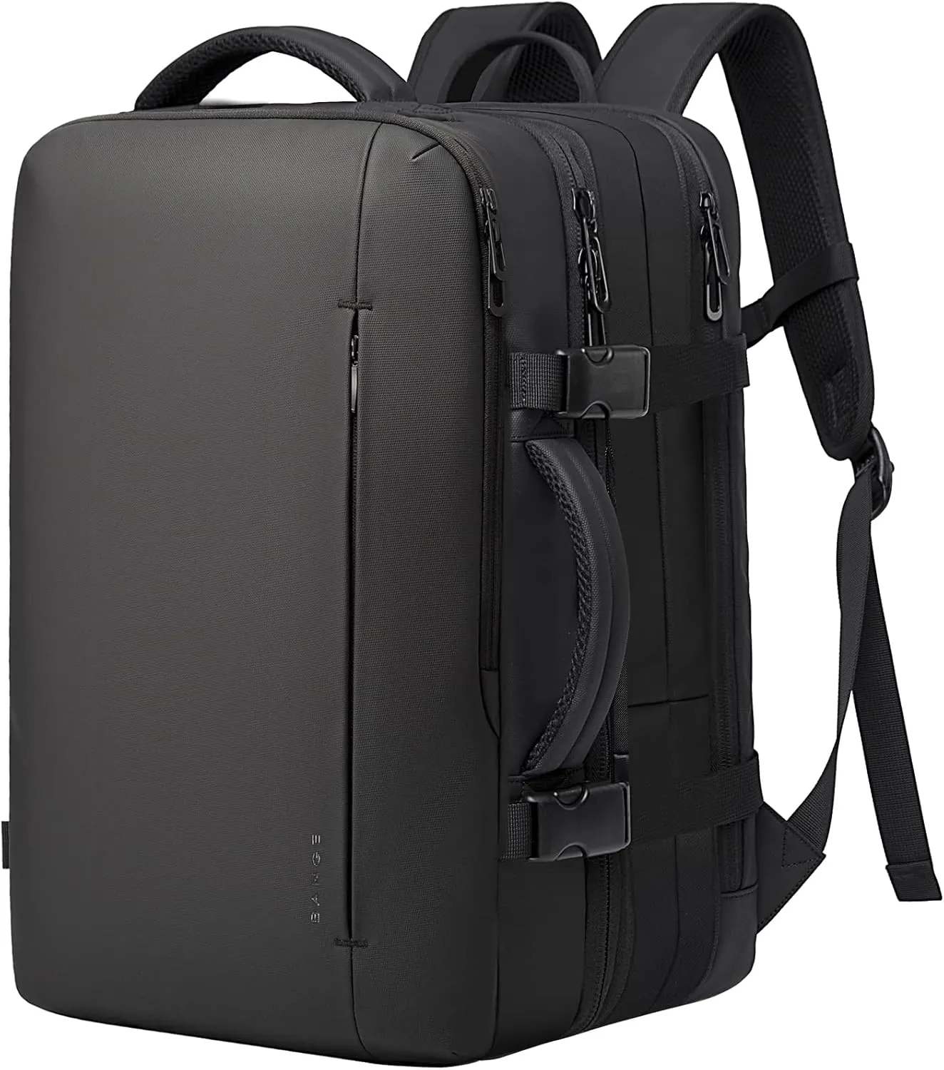 BANGE 45L Men's Expandable Travel Backpack, Men's Laptop Backpack for 17.3Inch Laptop, Carry On Backpack Fits Under Seat Airline Approved, Personal Item Travel Bag for Men…
