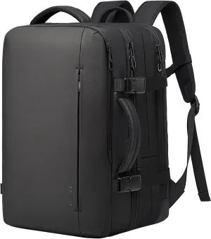 BANGE 45L Men's Expandable Travel Backpack, Men's Laptop Backpack for 17.3Inch Laptop, Carry On Backpack Fits Under Seat Airline Approved, Personal Item Travel Bag for Men…