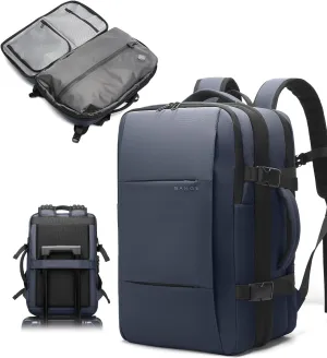BANGE Airback Backpack with Anti-Theft Vacuum Compression Travel Backpack,Expandable Backpacks with Pump for Airplanes