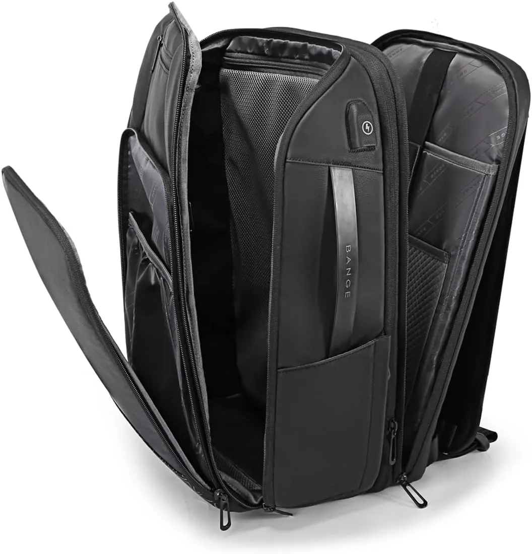 BANGE Business Laptop backpack Can Hold 15.6 Inch Laptop Commute Backpack Carry on Fight backpack for men and women (Medium)