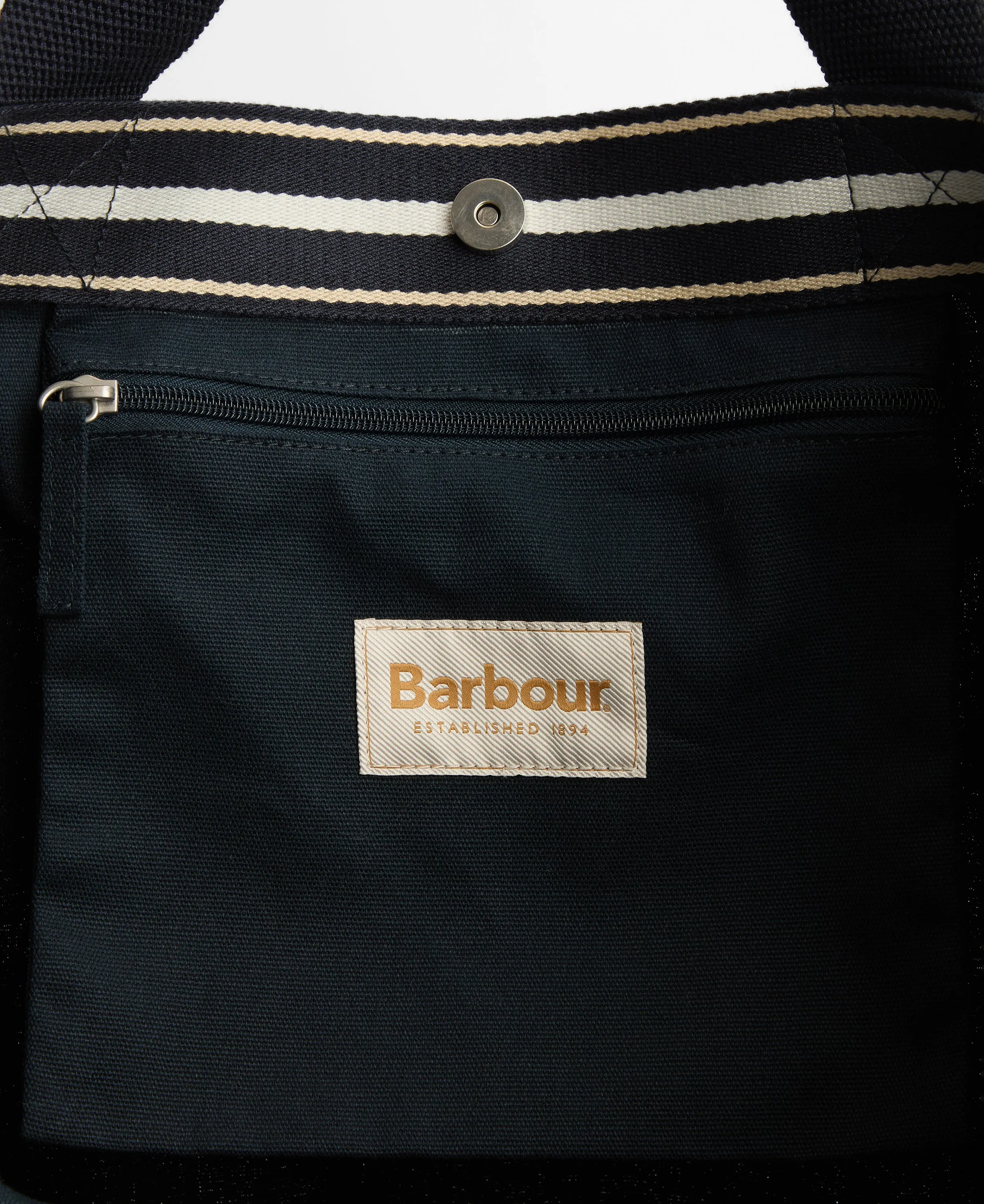 BARBOUR Logo Holiday Tote Bag