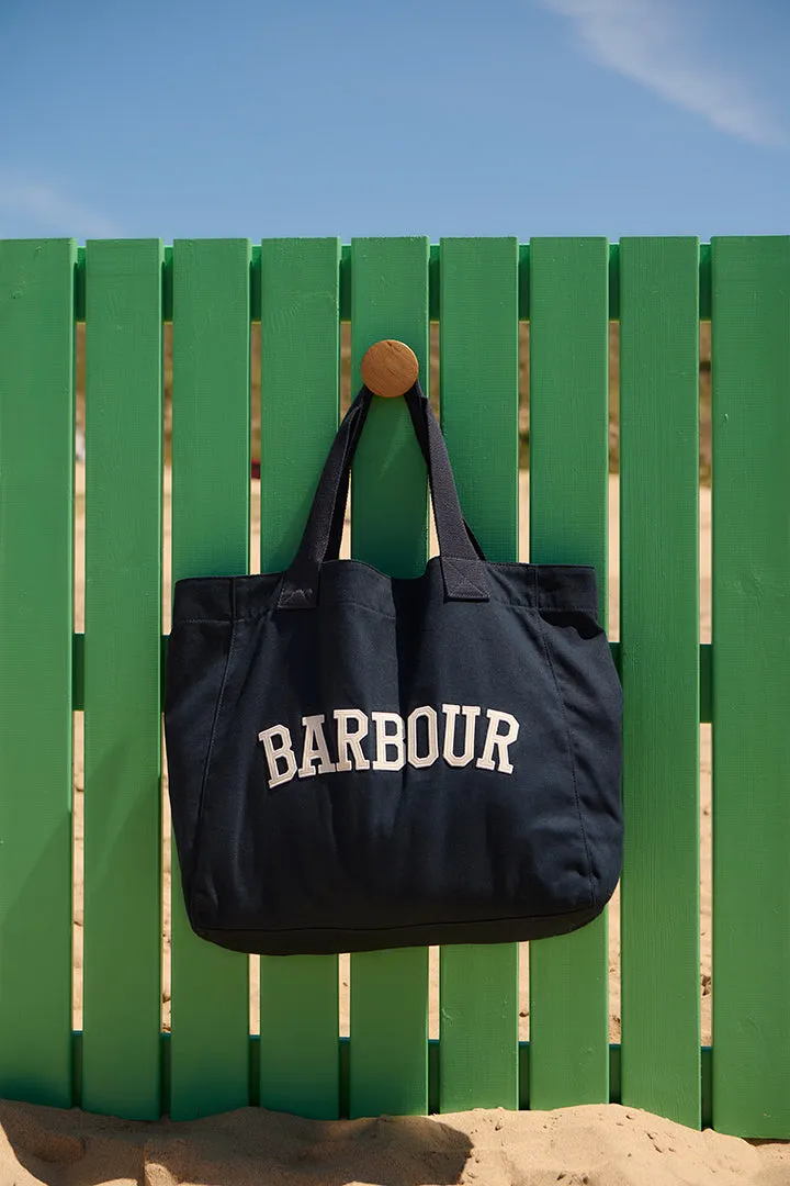 BARBOUR Logo Holiday Tote Bag