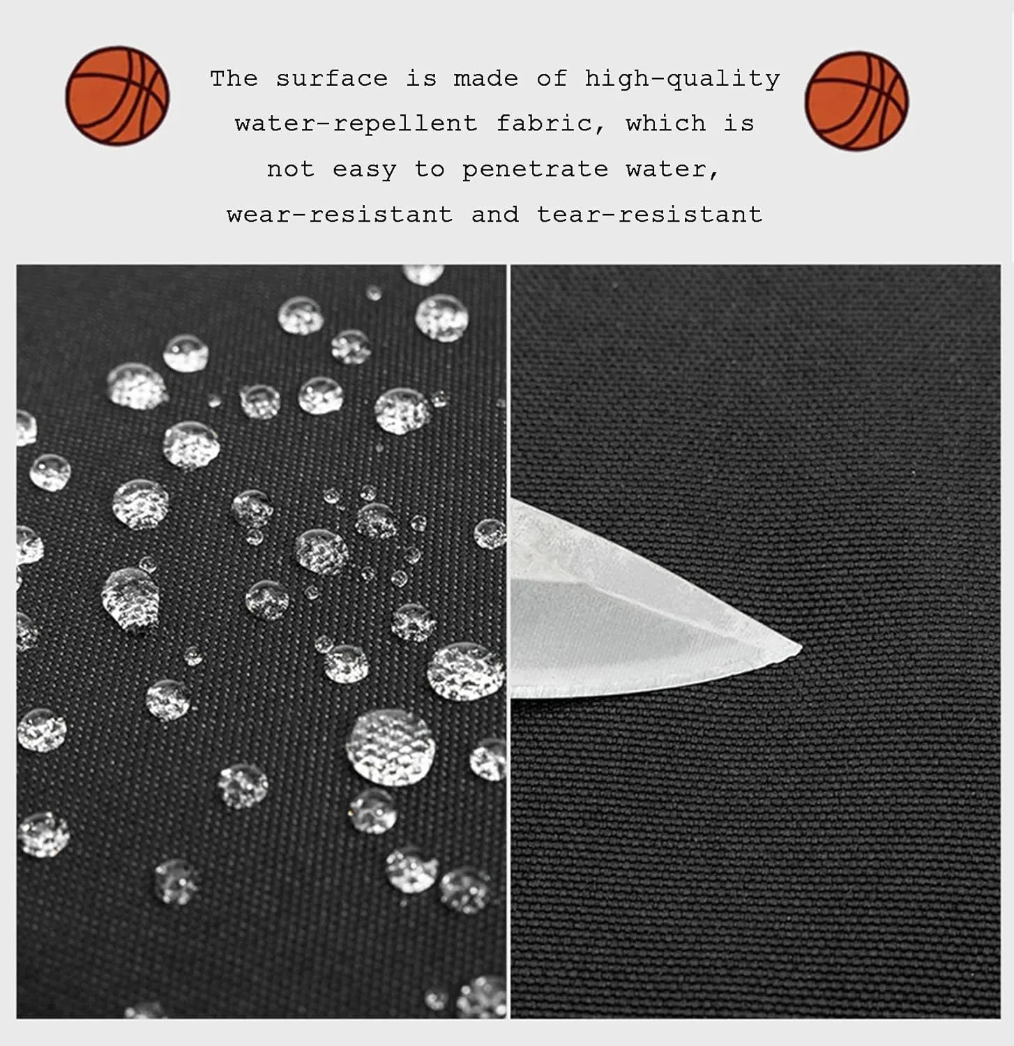 Basketball Backpack 25L, Lightweight Basketball Bag with Ball Compartment, Waterproof Sports Equipment Bag for Men Women