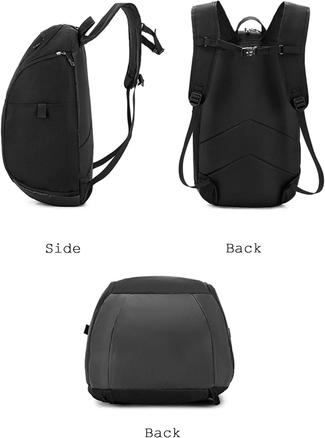 Basketball Backpack 25L, Lightweight Basketball Bag with Ball Compartment, Waterproof Sports Equipment Bag for Men Women