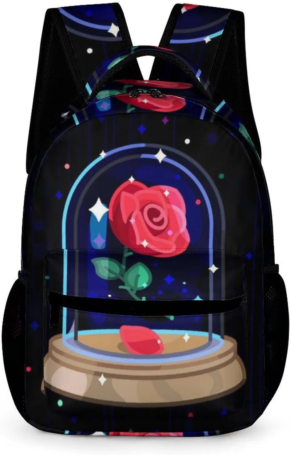 Beauty And Beast Travel Backpack Cute Daypack Laptops Back Pack Purse Computer Bag for Men Women