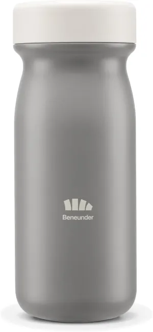 BENEUNDER Insulated Water Bottle, 14oz Small Stainless Steel Water Bottle for Womens & Kids, BPA-free Portable Lightweight Metal Bottle with Bottom Pad for Bedside, On-the-go, Work, School & Travel