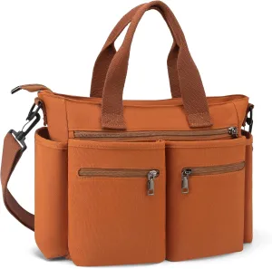 Bible Bag for Women & Girls – Large Bible Carry Case, Fits Bibles & 14” Laptop – Compact Church Bag for Work, Teachers, Nurse
