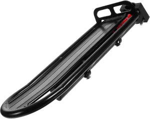 Bike Rear Carrier Rack Aluminum Lightweight Cargo Shelf for Easy Transport Quick Release Design Compatible with Road and Mountain Bikes for Trips