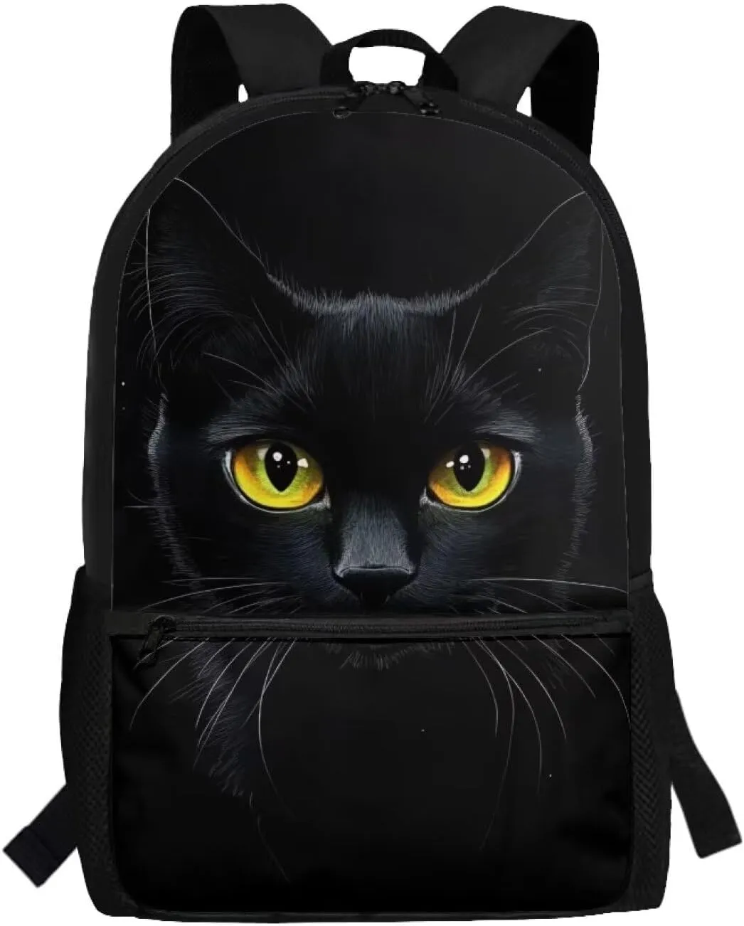 Black Cat Print Kids Backpack for Boys Girls Elementary School Backpacks Children Bookbags Primary Kindergarten Backpack