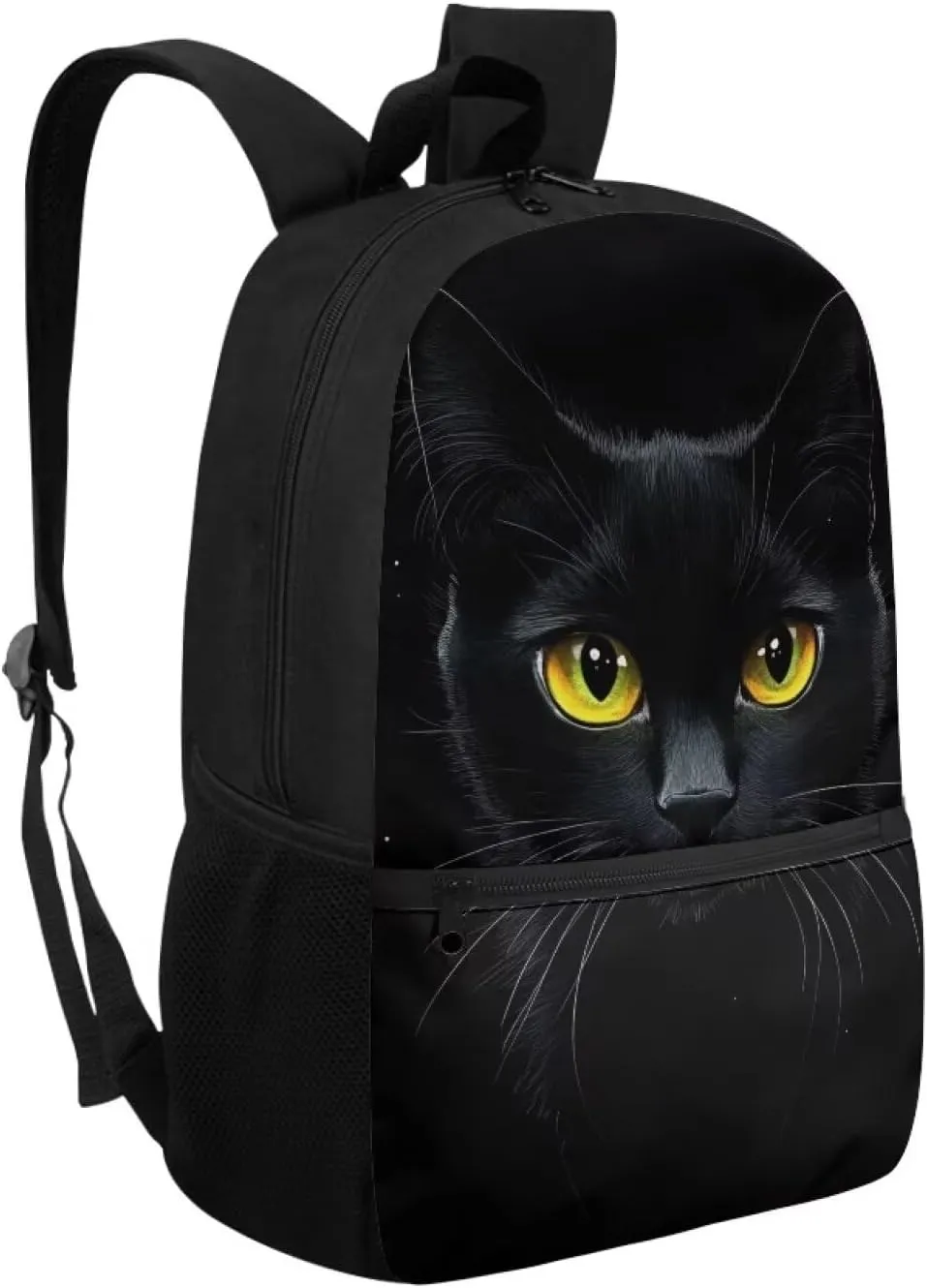 Black Cat Print Kids Backpack for Boys Girls Elementary School Backpacks Children Bookbags Primary Kindergarten Backpack