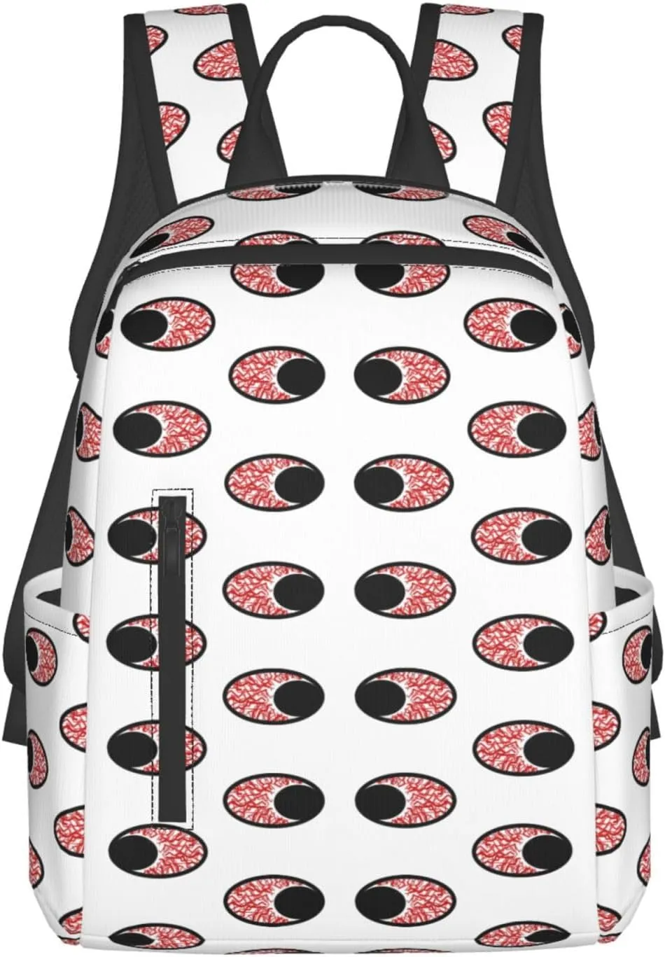 Bloodshot Eyeball Eyes To Eyes Casual Backpacks Large Capacity Laptop Backpack Sports Fitness Rucksack Travel Carry-On Daypack Adjustable Shoulder Strap Work Bag for Outdoor Camping