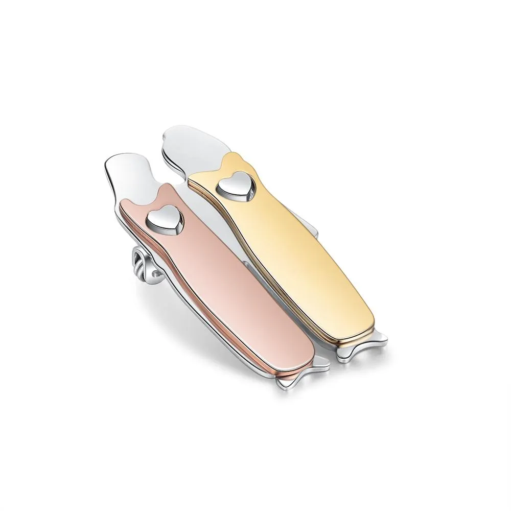 Bond Between Sister Custom Engraved Pin - Two Sisters