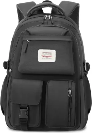 Bookbags for Teen Girls | Backpacks for Middle School Girls - Girls Backpacks for Middle School - School Backpack for Teens Girls | Lightweight - Black, Large