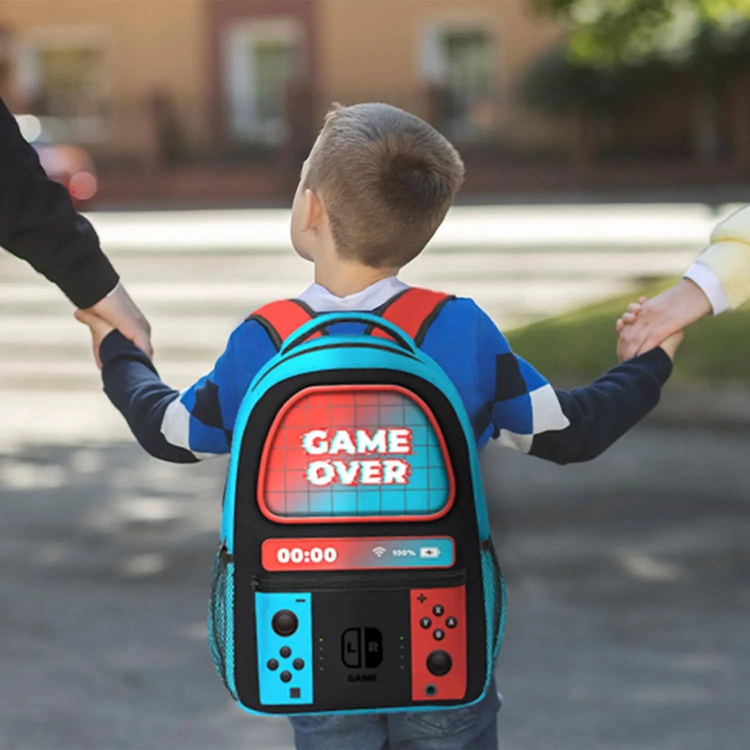 Boys Backpack, Gamer Backpacks For Kids Children Teens, Video Game Bookbag, Large Travel Laptop Backpacks