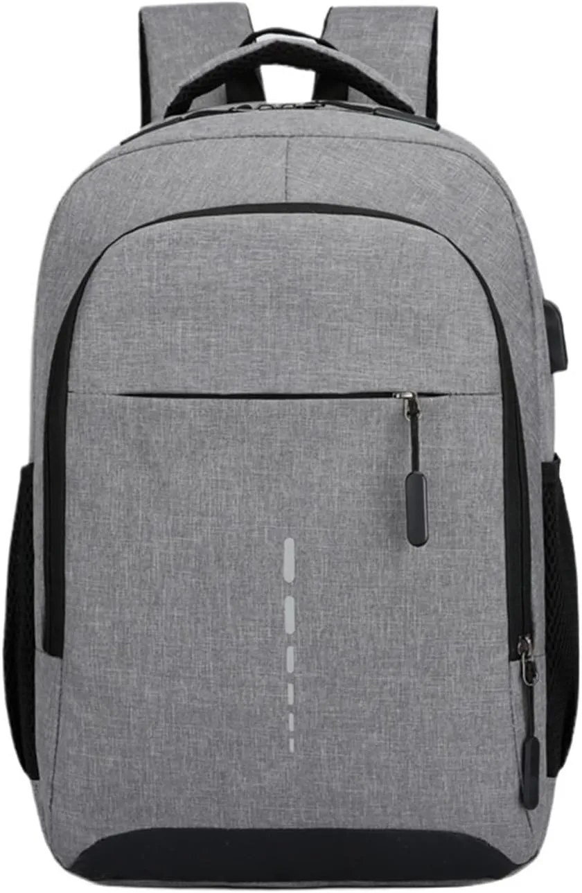 Business Backpack Ultra Lightweight Back Bag For Men's Stylish 15.6" Notebook Backpack Mountaineering Bag(Gray)