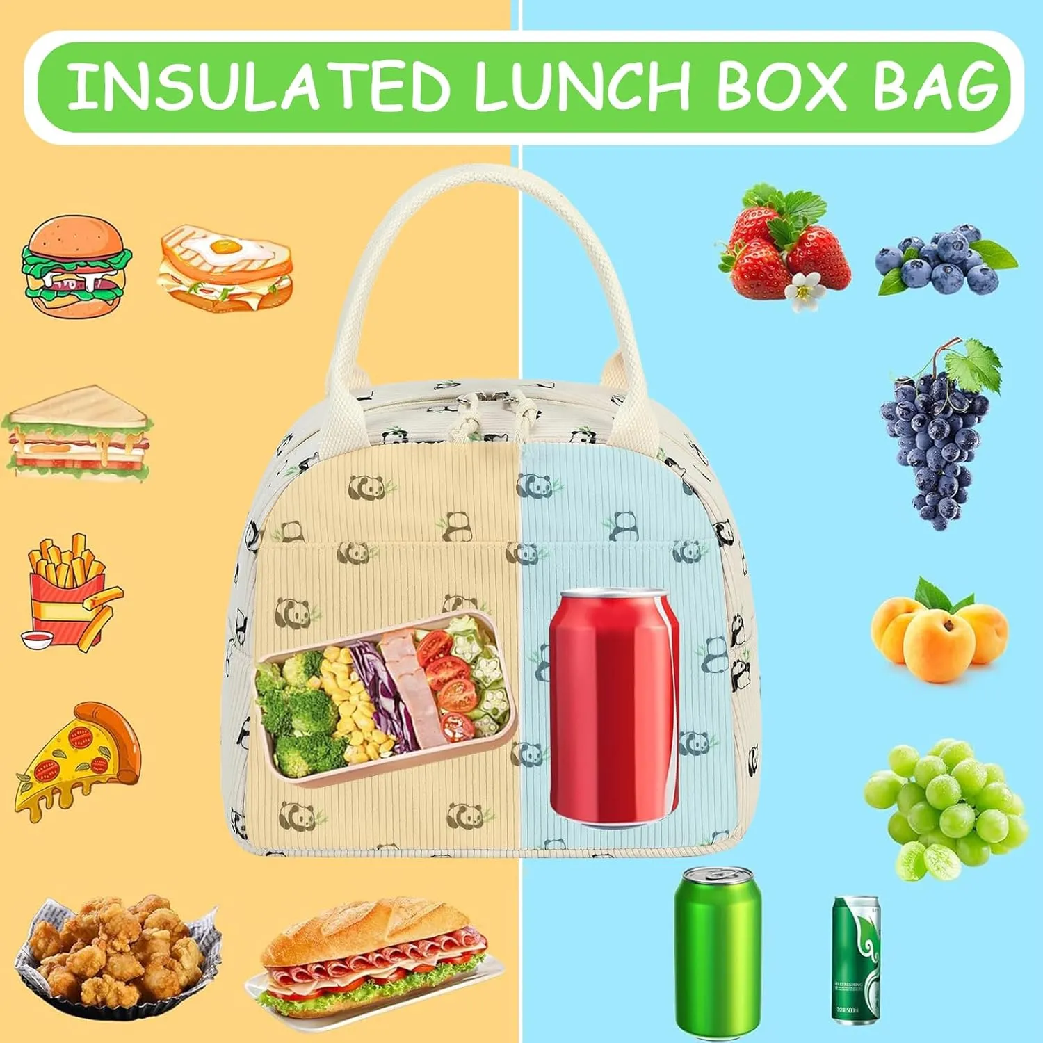 CAMTOP Backpack for School Kids Cute Backpacks for Girls Elementary Lighweight Bookbag with Lunch Box Pencil Case 3 in 1