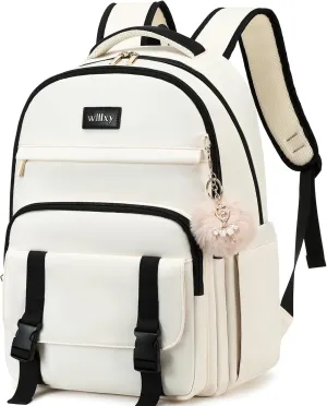Caoroky knight 15.6inch Women Laptop Backpack Inch Office Business Work Backpacks Purse Anti Theft Travel Back Pack School College Bookbag Nurse Teacher Learning Daypack Computer Rucksack,Black-B