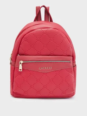 Caprese Brianna Medium Red Backpack