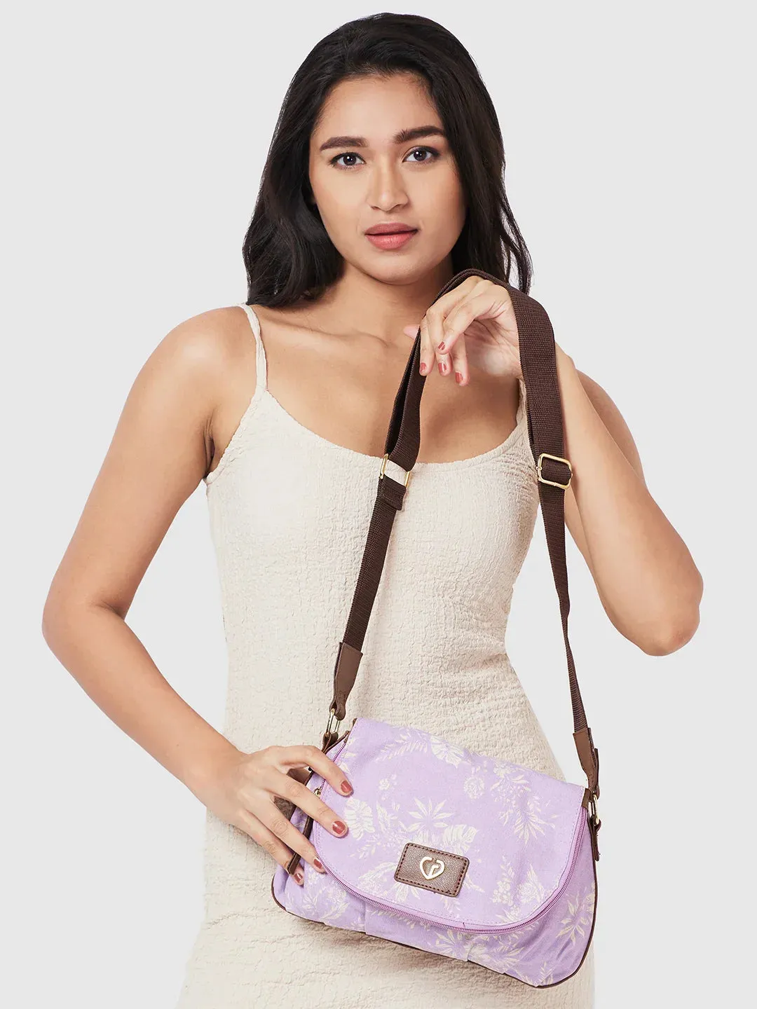 Caprese Kendall Small Lilac Sling Bag