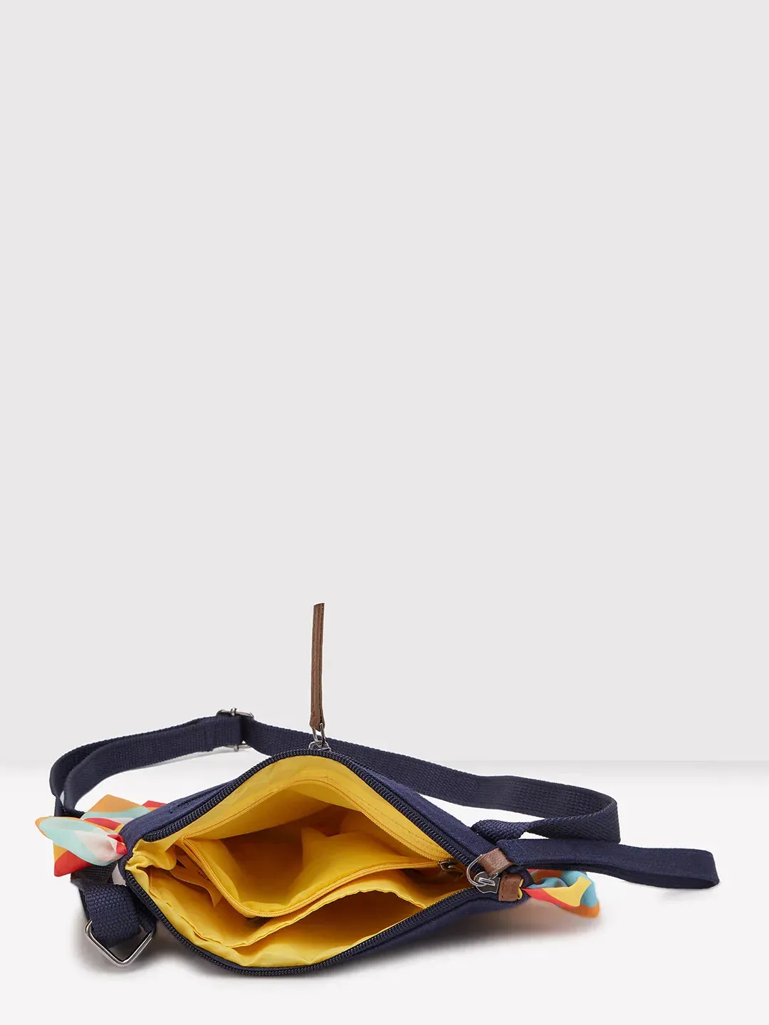 Caprese Oakley Medium Indigo Sling Bag