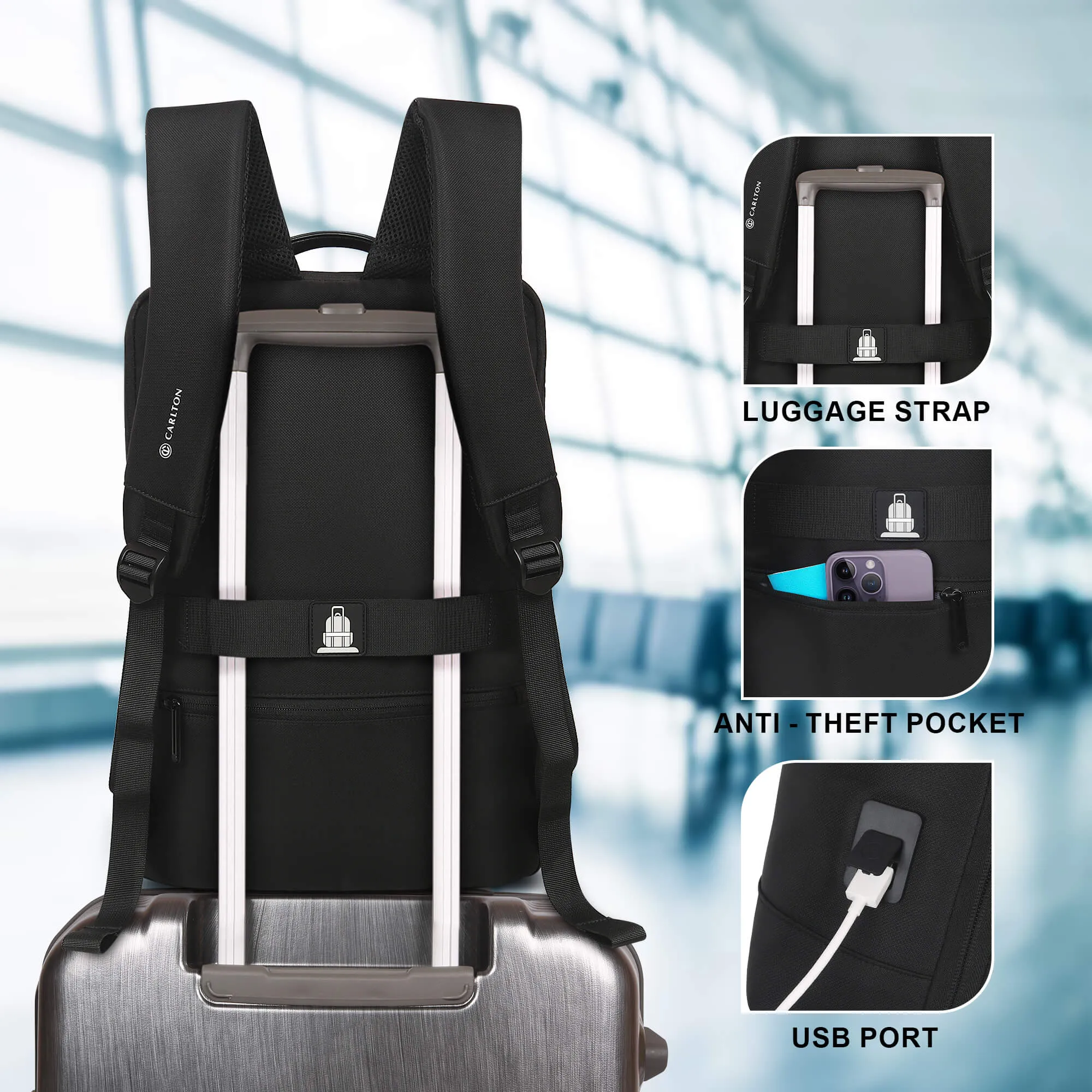 Carlton Bradford Laptop backpack