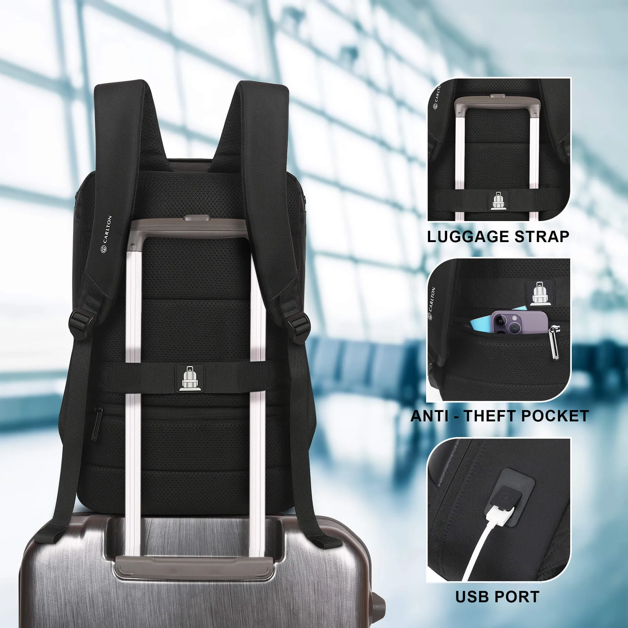 Carlton Bradford Laptop backpack