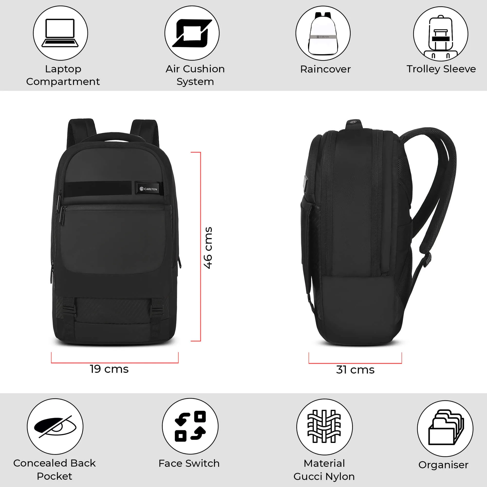 Carlton Dorset Laptop backpack