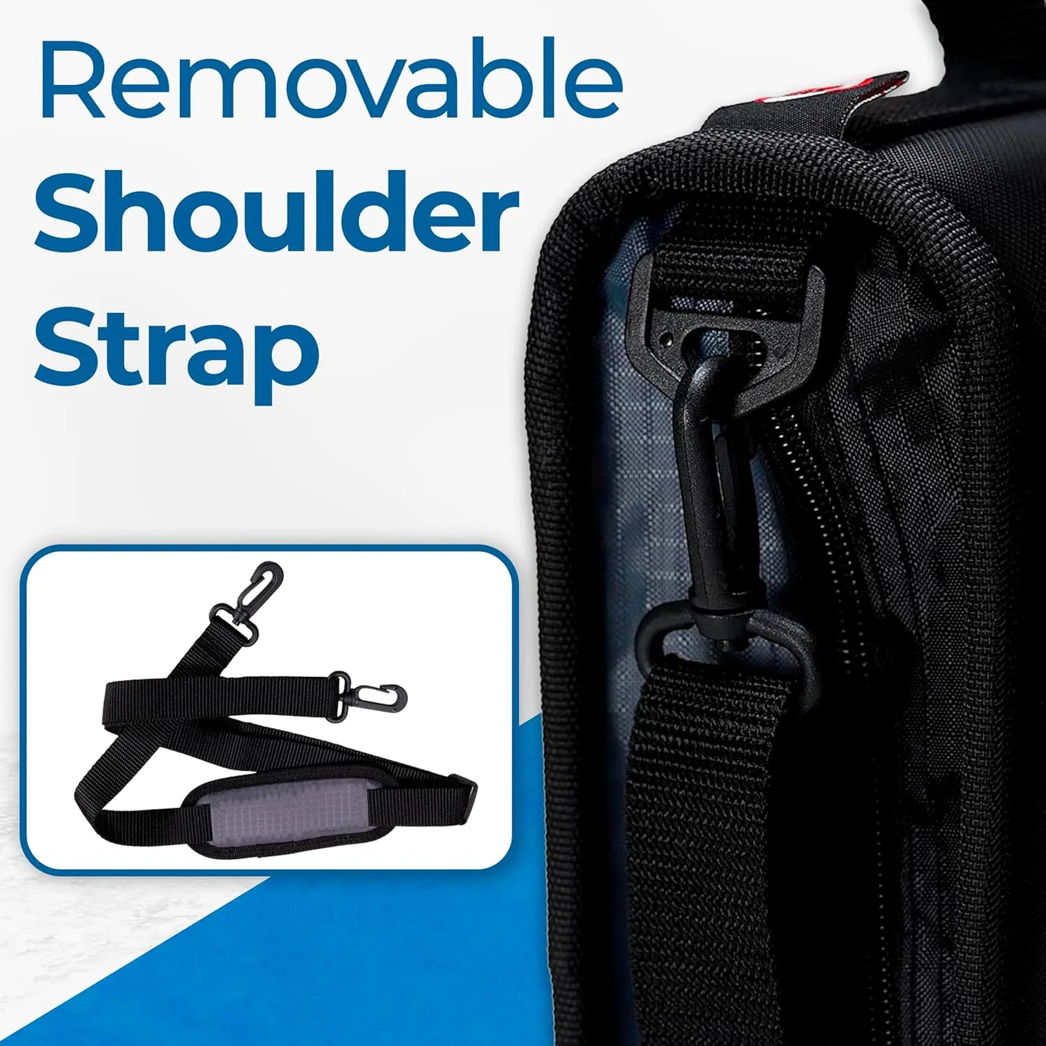 Case-it The Print Mighty Zip Tab Zipper Binder - 3 Inch O-Rings - 5 Color Tab Expanding File Folder - Multiple Pockets - 600 Sheet Capacity - Comes with Shoulder Strap - Northern Lights D-146-P