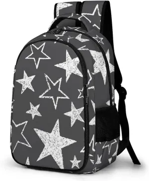 Chalk Graffiti Star Style Travel Laptop Backpack Large Casual Daypack Durable Work Computer Camping Back Packs Bags for Women Men