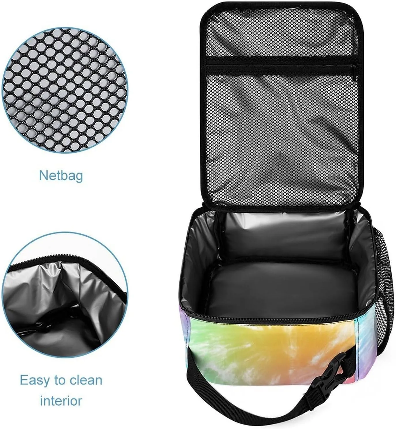 Cheerleading Backpack with Lunch Box & Pencil Case, 16 Inch Cute Cheer Themed Bookbag, Adjustable Lightweight Large Capacity, Colorful Daily Casual Backpacks Set with Lunch Bag