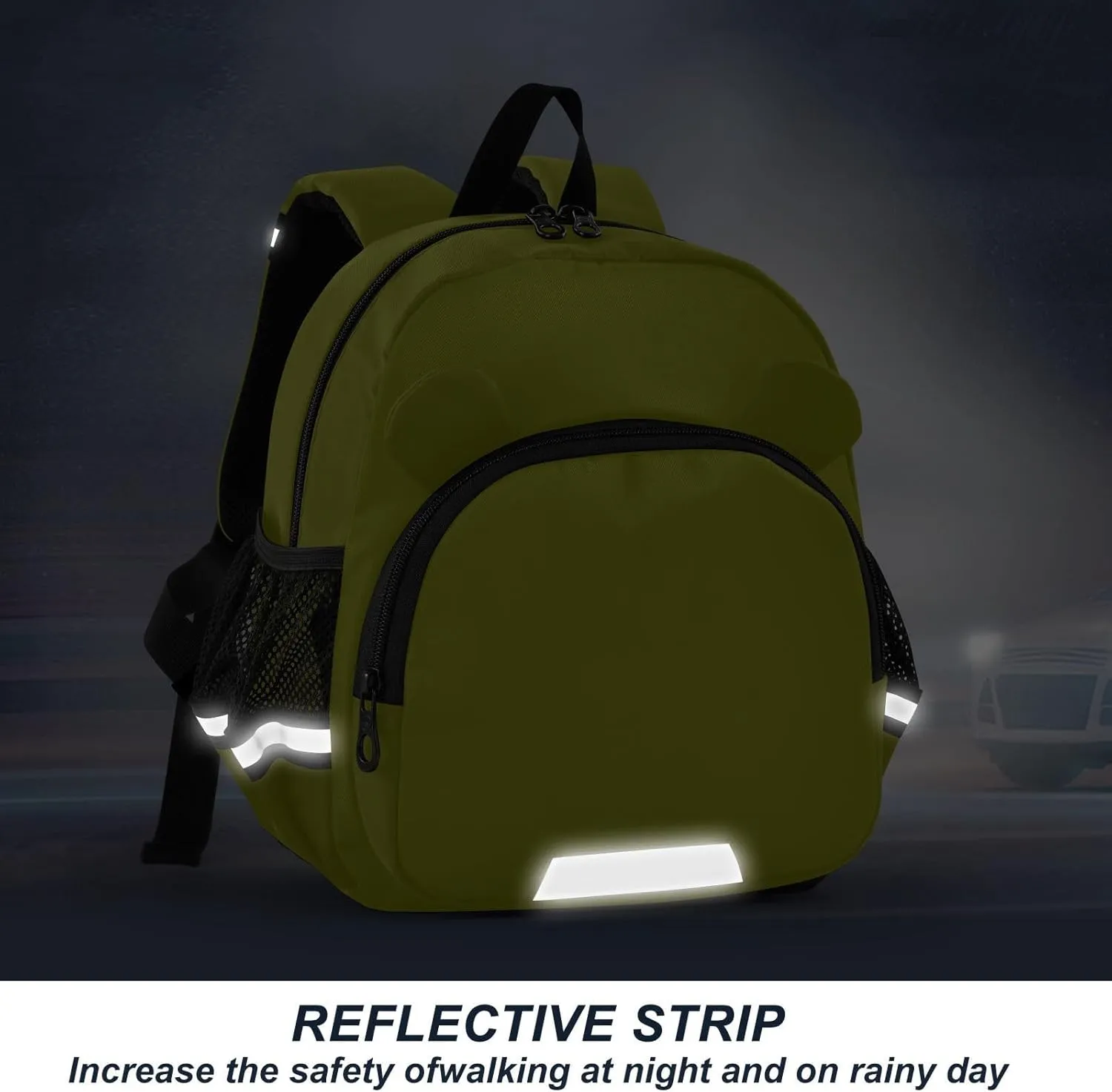 Children's Leash Backpacks, Olive Girl Toddler Backpack 3-6 Years