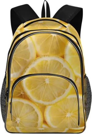 Citrus Slices Backpacks 22L Three Layer Arc Book Bag Lightweight for Travel Camping Hiking Rucksack Daypack Kids & Adults