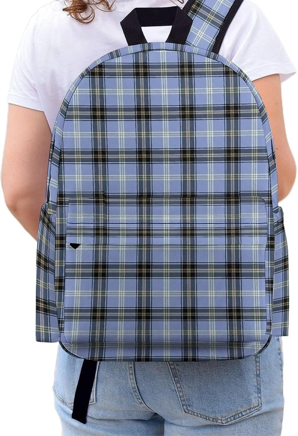 Clan Bell Tartan Casual Lightweight Large Capacity Travel Backpack Unisex
