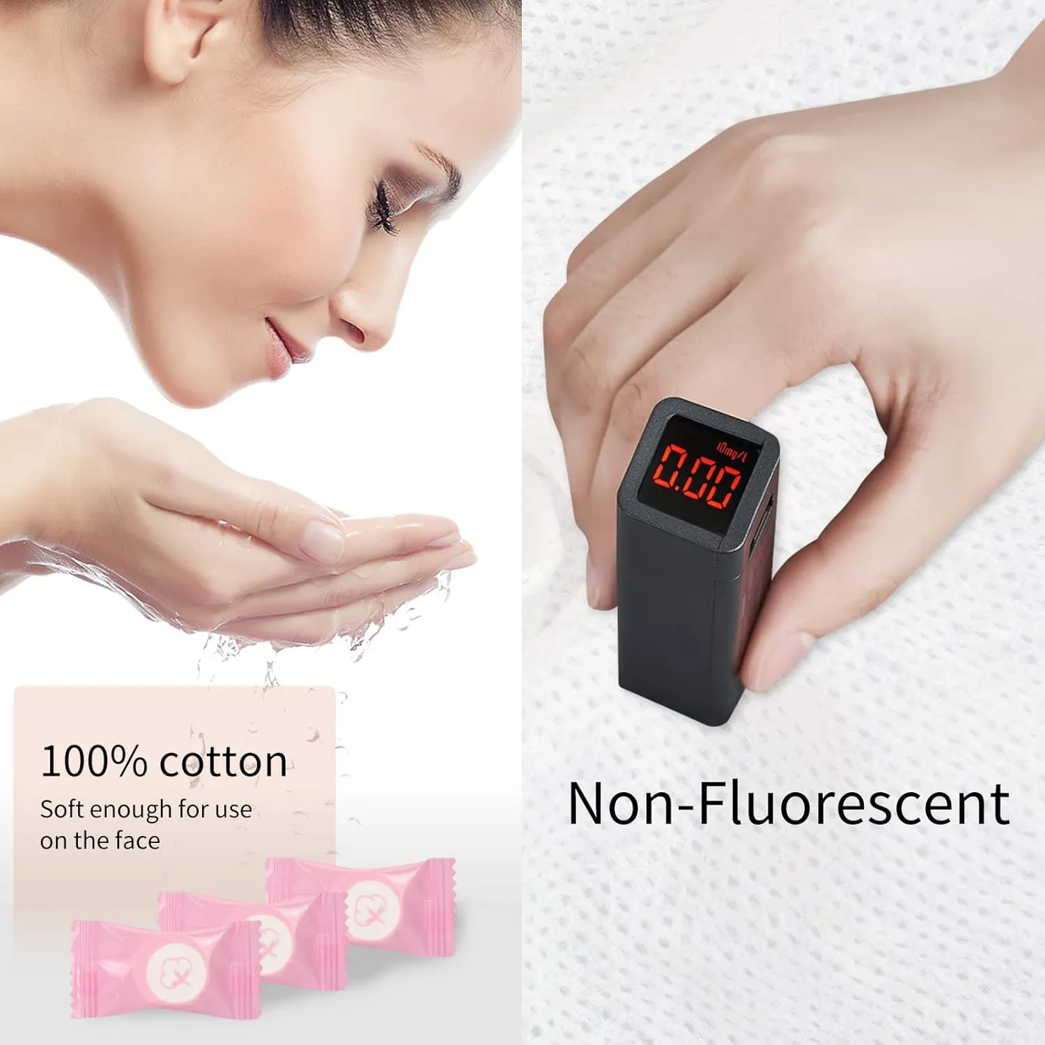 Classycoo Compressed Towel 200 PCS Mini Tablets Disposable Portable Face Towel Cotton Coin Tissue for Travel, Camping, Hiking, Sport, Beauty Salon, Home Hand Wipes and Other Outdoor Activities Pink