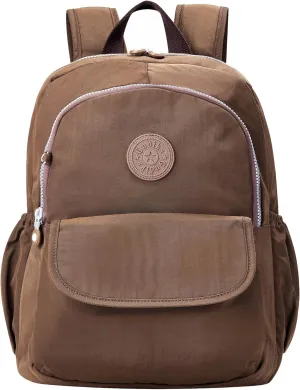 Compact Hiking Nylon Waterproof Laptop Backpack Purse for Women and Men, Small Lightweight Travel Casual Outdoor Dayback