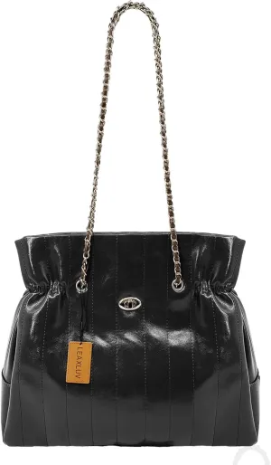 Compact PU Leather Clutch Purse for Women, Crossbody Wallet with Adjustable Chain Strap