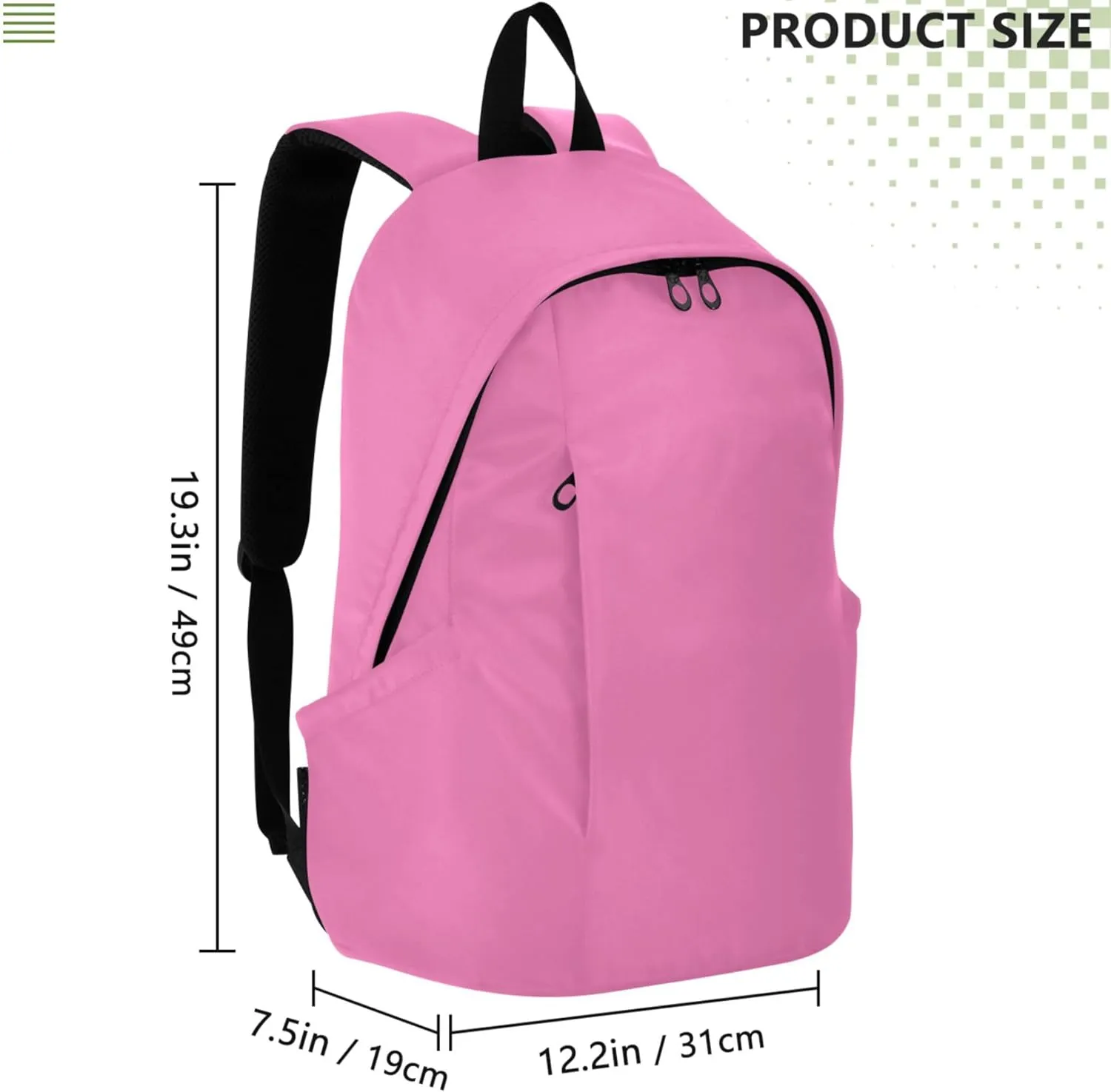 Coral Pink Cute Backpack for Women Daypack Waterproof Gifts for College Students